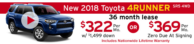 New 2018 Toyota 4Runner SR5