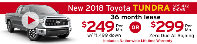 New 2018 Toyota Tundra 4x4 Crew Cab