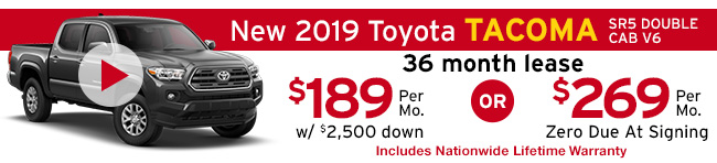 New 2018 Toyota Tacoma SR5