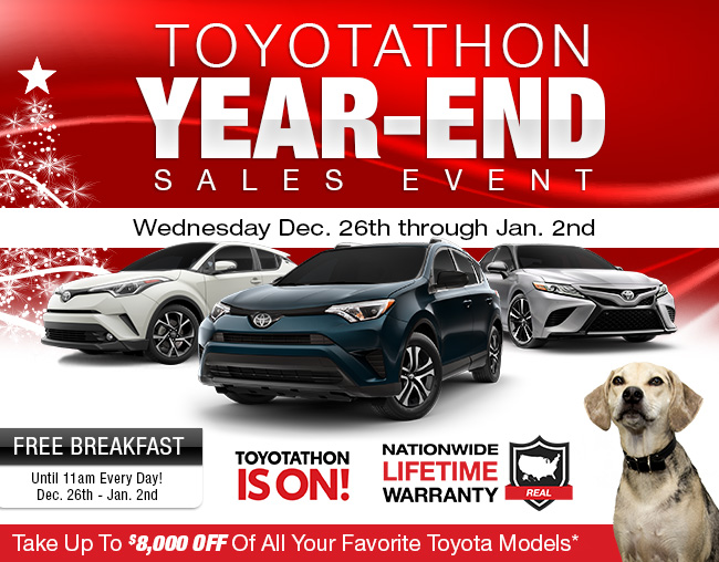 Toyotathon Year-End Sales Event