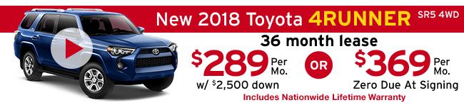 New 2018 Toyota 4Runner SR5