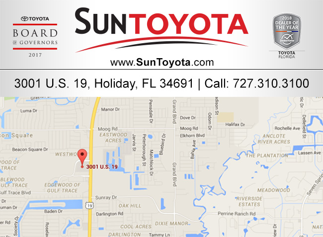 Sun Toyota Map