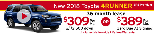 New 2018 Toyota 4Runner SR5 Premium