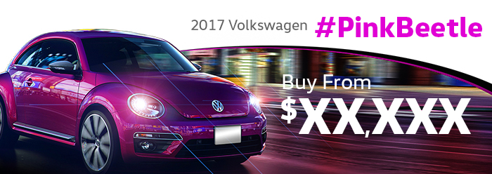 2017 Volkswagen #PinkBeetle
Buy From $XX,XXX