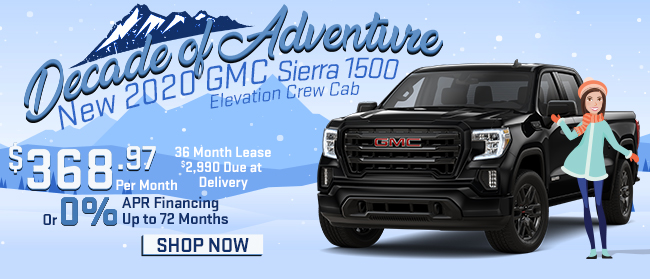 New 2020 GMC Sierra 1500 Elevation Crew Cab