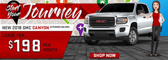 NEW 2018 GMC CANYON EXTENDED CAB 4WD