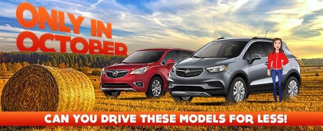 Only In October Can You Drive These Models For Less!