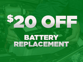 discount of battery replacement