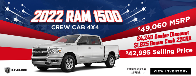 2022 RAM 1500 Crew Cab 4x4