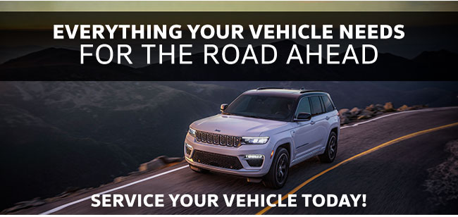 Everything your vehicle needs for the road ahead. Service your vehicle today!