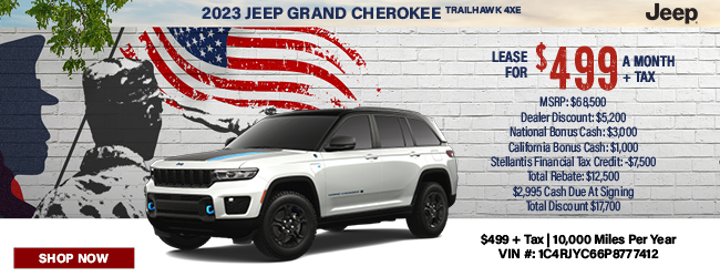 Jeep Grand Cherokee offer