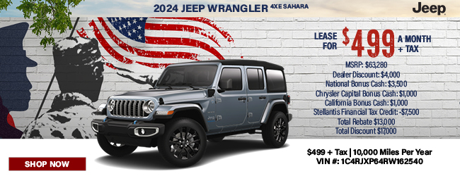 Jeep Wrangler offer