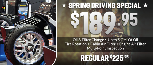 Spring Driving Special