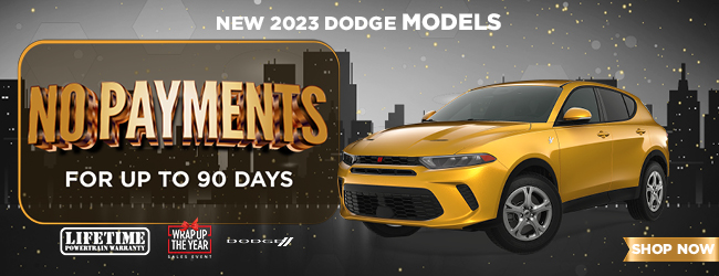 2023 Dodge models - no payments for up to 90 days