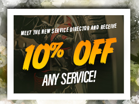 ten percent off any service