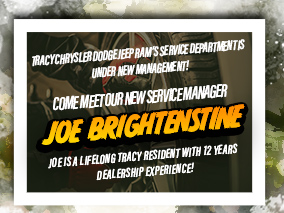 come meet service manager Joe Brightenstine