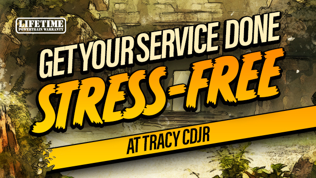 get your service done stress-free at Tracy CDJR