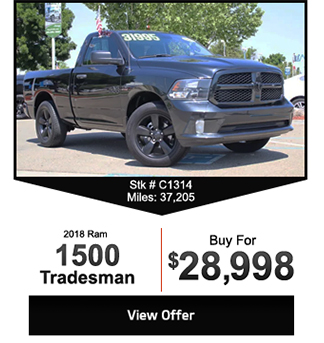 2018 Ram 1500 Tradesman