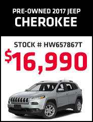 Pre-Owned 2017 Jeep Cherokee