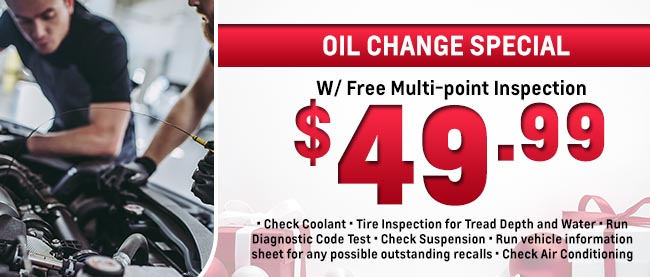 Oil Change Special
