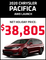 2020 CHRYSLER PACIFICA AWD LAUNCH