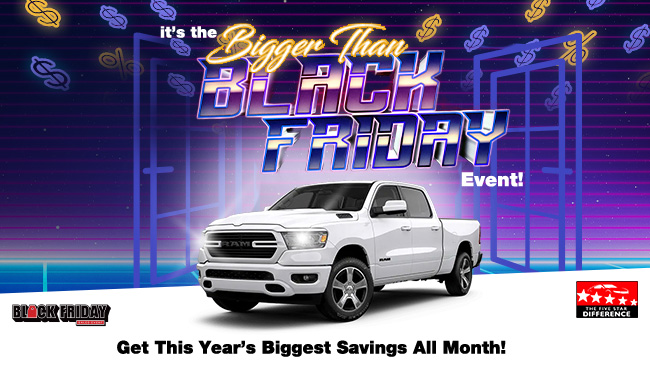 It's the Bigger than Black Friday Event-all month long