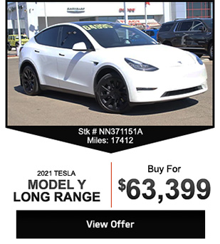 2022 Tesla Model Y offer