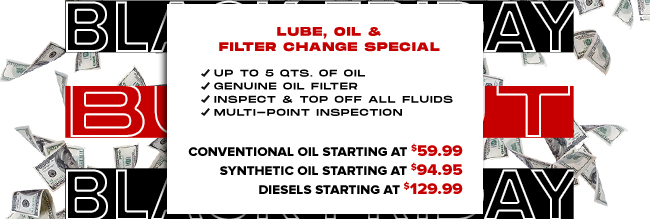 Lube, Oil and filter