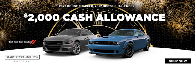 2000 usd cash allowance on Charger and Challenger