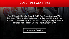 Buy 3 tires get 1 free