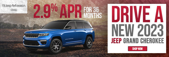 special APR offer on new Cherokee