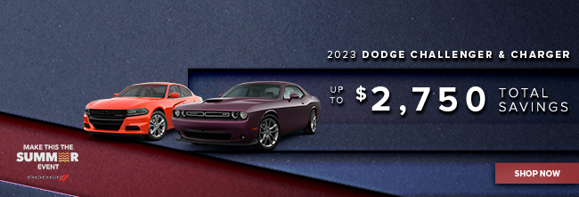 savings on Dodge Challenger and Charger