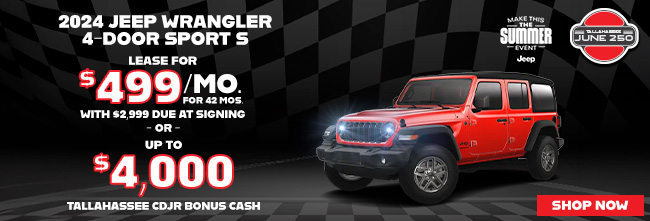 special offer on Jeep Wrangler