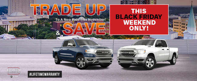 Trade up to a new ride this November and save