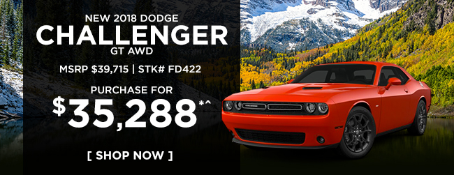 New 2018 Dodge Challenger GT AWD