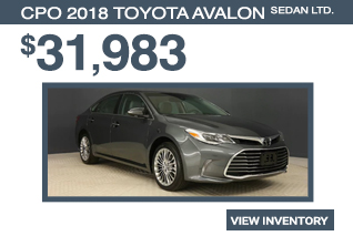 CPO 2018 Toyota Avalon Sedan Ltd.