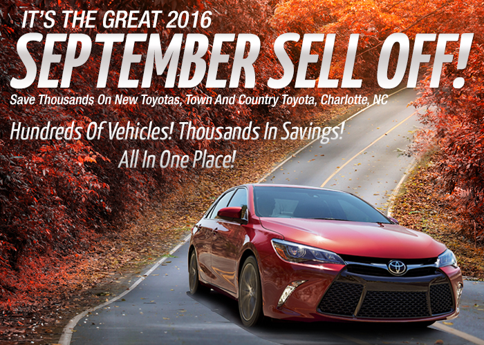 Great September Sell Off!