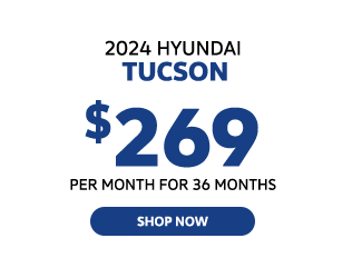 special offer on new Hyundai Tucson