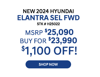 Hyundai Elantra special offer