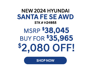 special offer on new Hyundai