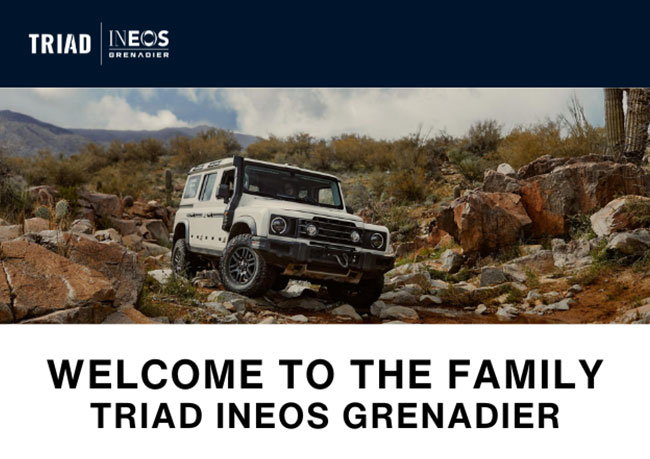 Welcome to the Family Triad Ineos Grenadier