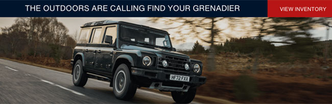 The outdoors are calling find your Grenadier-view inventory