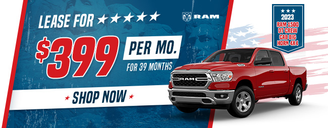 lease offers on 2023 RAM Big Horn