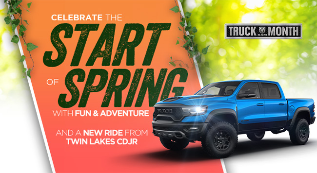 Start of Spring Sales Event is on