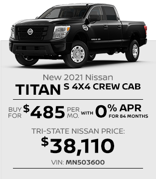 2021 NISSAN TITAN S 4X4 CREW CAB