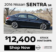 2016 Nissan Sentra SR