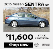 2016 Nissan Sentra SV