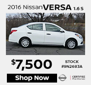 2016 Nissan Versa 1.6 S