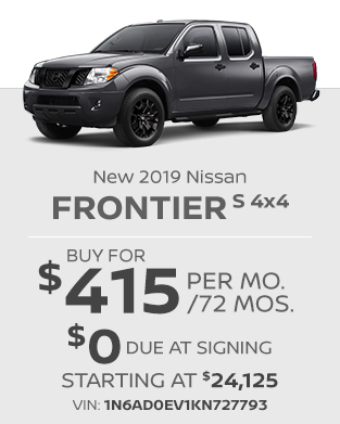 2019 Nissan Frontier S 4x4