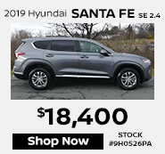 2019 Hyundai Santa Fe SE2.4
